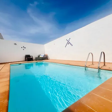 Villa La Asomada Moon Lanzarote Privada 3 Hab Con Piscina, Jacuzzi Y Vistas Al Mar Y Fuerteventura
